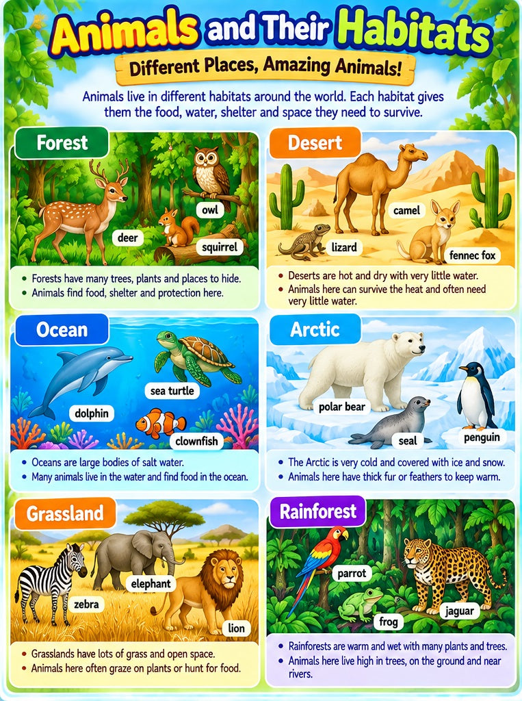 Animal Habit Activity