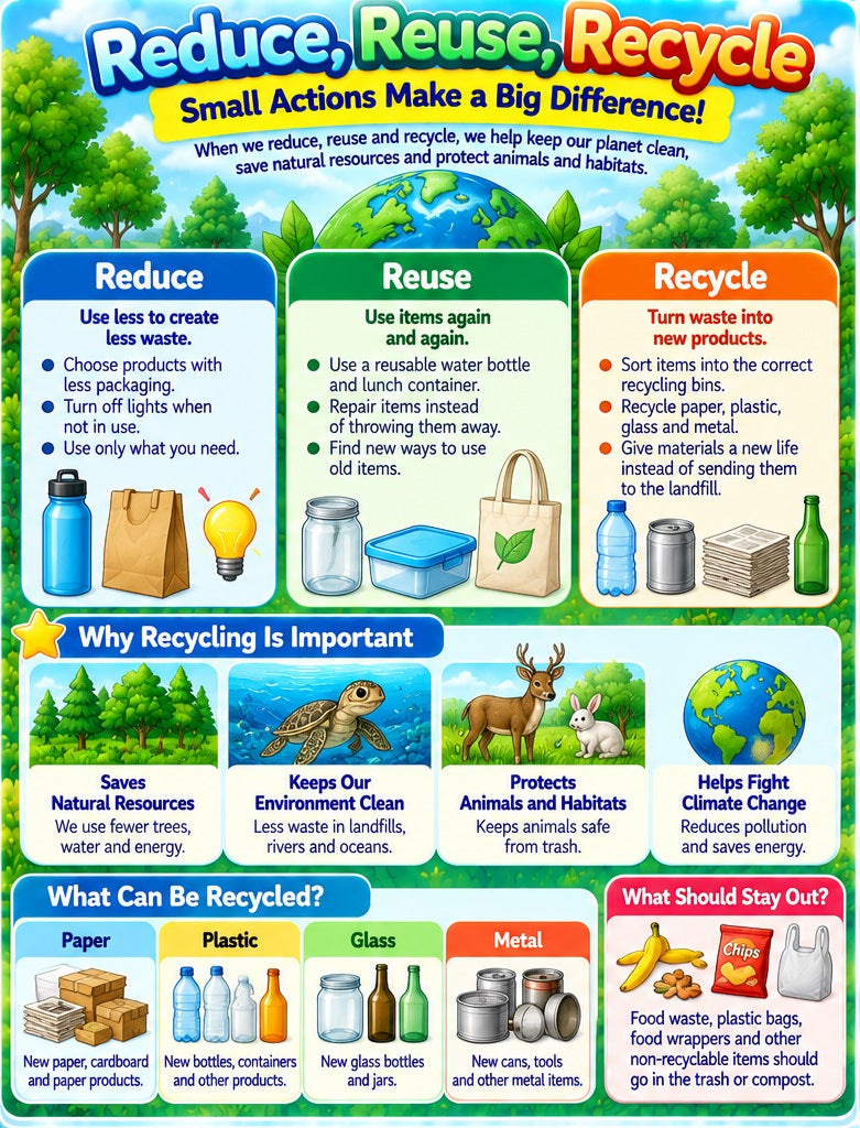 Reduce, Reuse, Recycle Activity